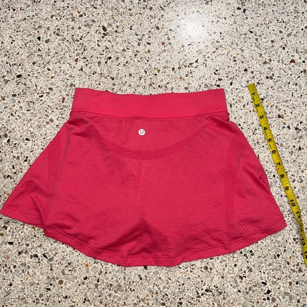 Lululemon Swiftly Tech high rise skirt lip gloss pink 4 - Picture 9 of 12